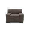SESSEL Webstoff Braun, Schwarz    - Wengefarben/Schwarz, Design, Holz/Textil (101/74/85cm) - MID.YOU