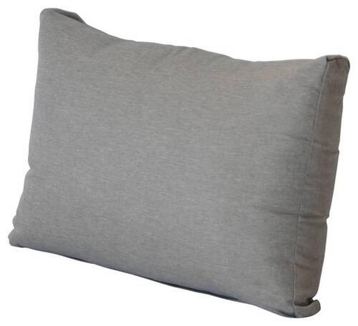 RÜCKENLEHNE 60,71/45,48/7,7 cm  Aluminium  - Anthrazit/Hellgrau, Design, Textil/Metall (60,71/45,48/7,7cm) - Amatio