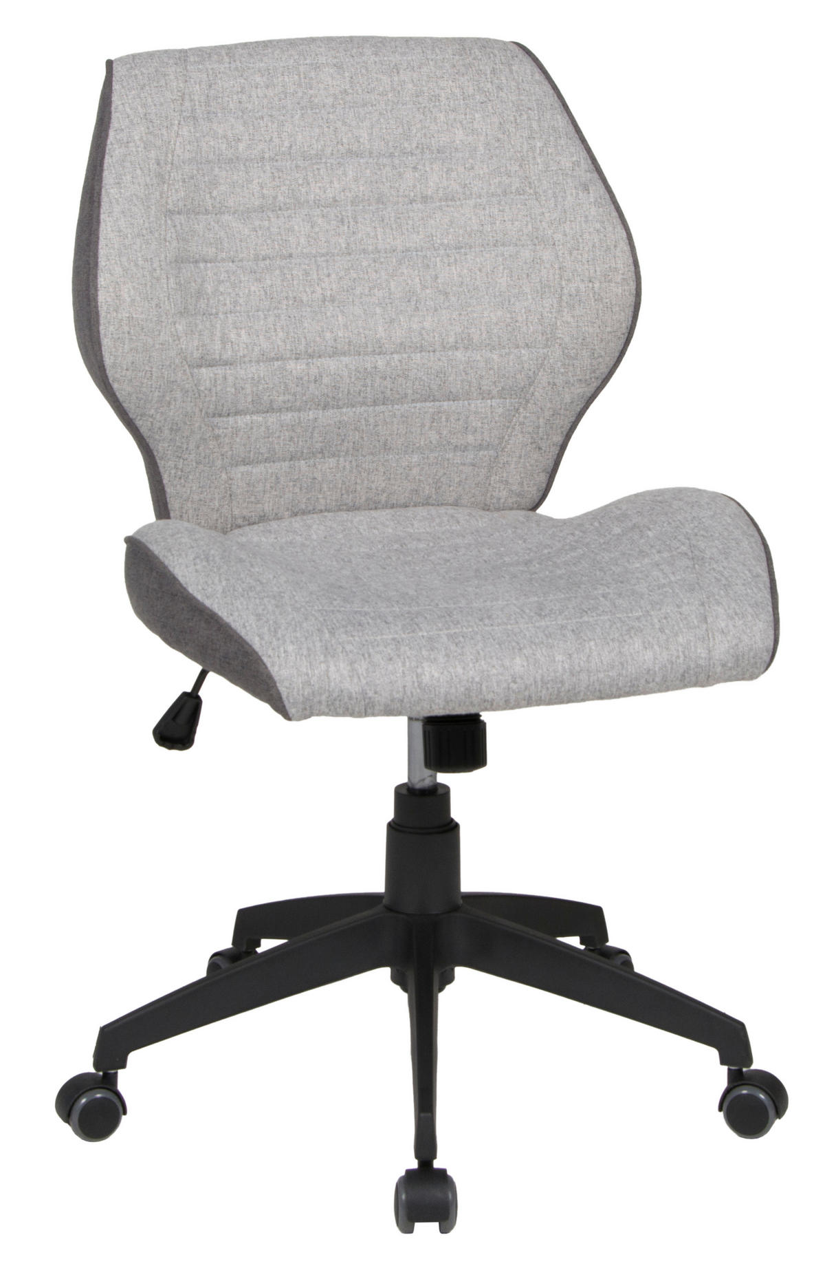 JUGENDDREHSTUHL Webstoff Hellgrau, Dunkelgrau  - Dunkelgrau/Hellgrau, KONVENTIONELL, Kunststoff/Textil (61/90-98/61cm) - Boxxx