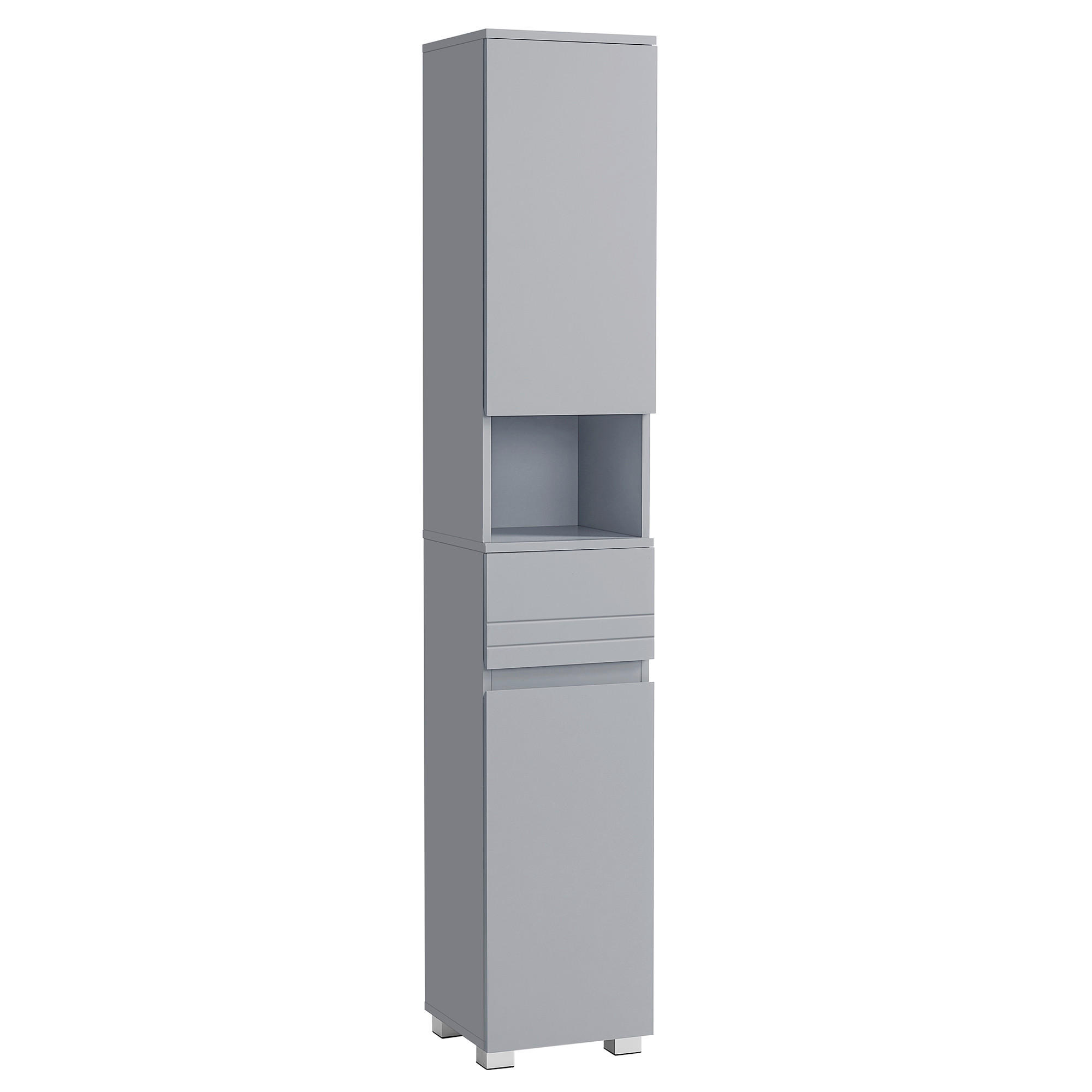 HOCHSCHRANK 30/170/30 cm  - Grau, Trend, Holzwerkstoff (30/170/30cm) - MID.YOU