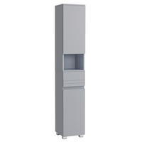 HOCHSCHRANK 30/170/30 cm  - Grau, Trend, Holzwerkstoff (30/170/30cm) - MID.YOU