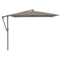 AMPELSCHIRM 270x270 cm Taupe  - Taupe/Anthrazit, Basics, Textil/Metall (270/270cm) - Glatz