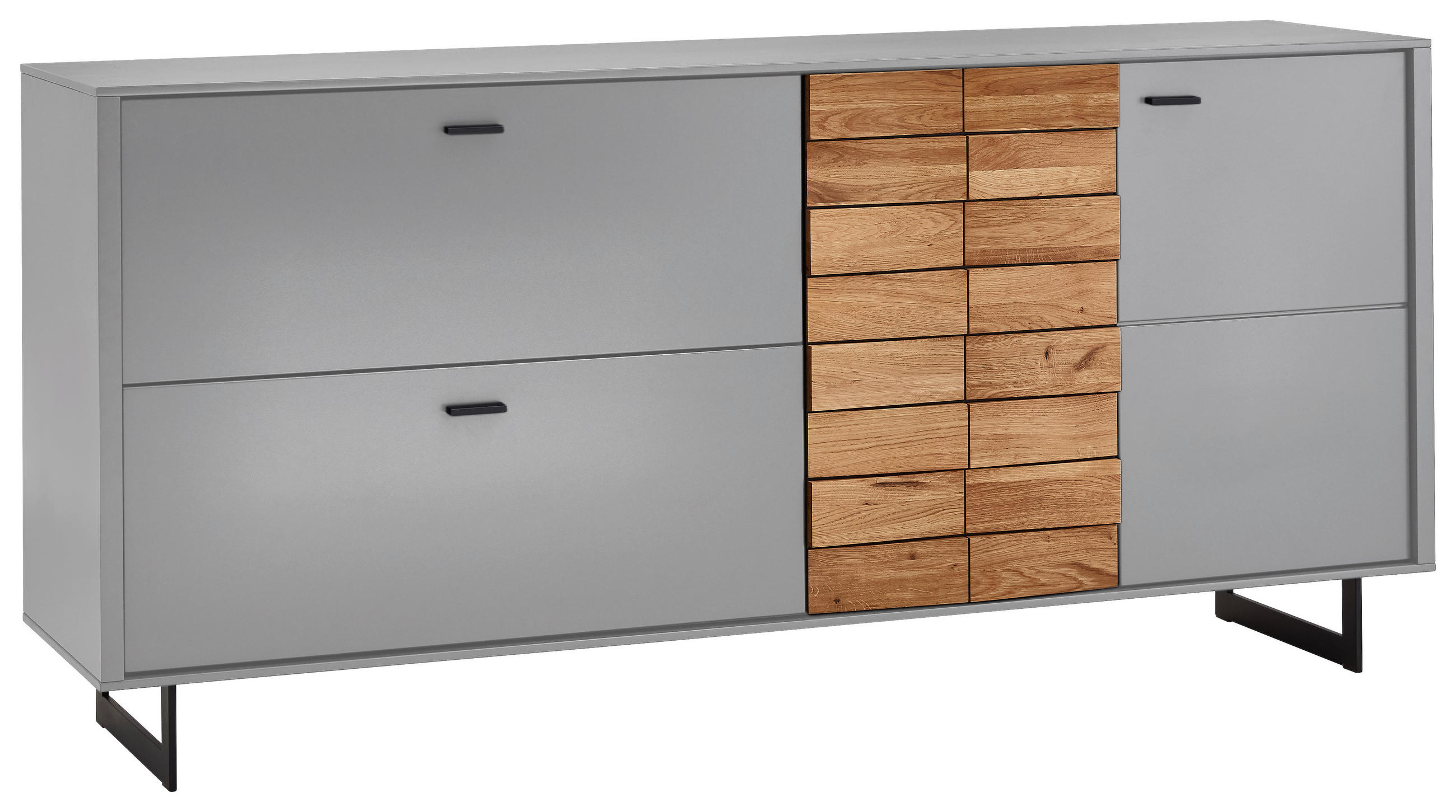 SIDEBOARD Eichefarben, Kaschmir  186/87,2/46,4 cm  - Kaschmir/Eichefarben, Design, Holz/Holzwerkstoff (186/87,2/46,4cm) - Novel