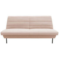 2-SITZER-SOFA Creme  - Creme/Schwarz, Design, Textil/Metall (185/92/103cm) - LOOKS by W.Joop