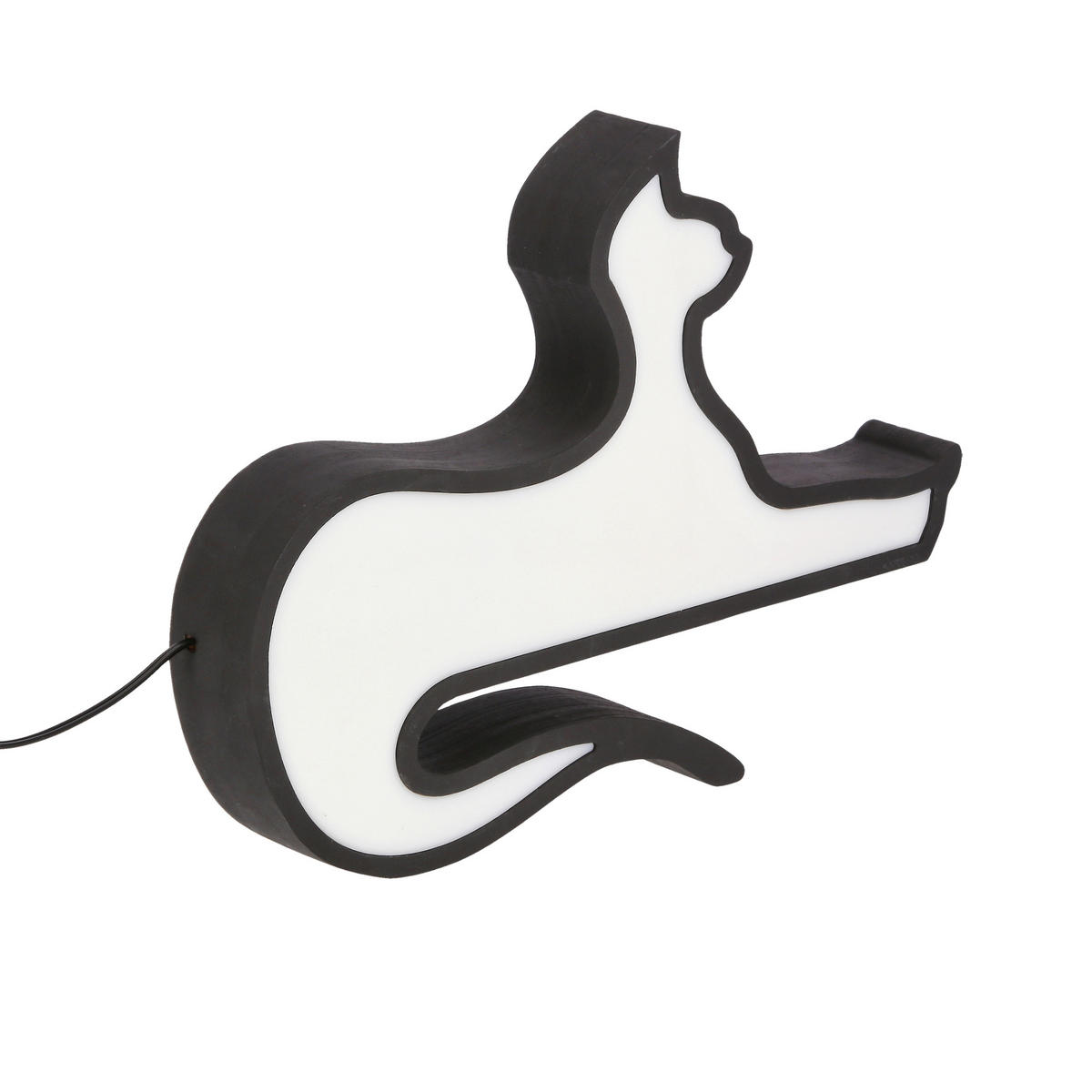 BORDSLAMPA FÖR BARN - svart, Basics, trämaterial/plast (28.5/3.5/20.5cm)