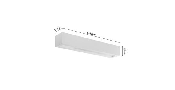 WANDLEUCHTE Alessia 50,8/7,5/7,5 cm  - Weiß, Basics, Stein (50,8/7,5/7,5cm) - Novel