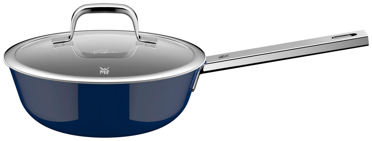 KOCHTOPF Fusiontec® Mineral Pro 'Tim Raue Edition' 3 L  - Dunkelblau, Basics, Metall (22cm) - WMF