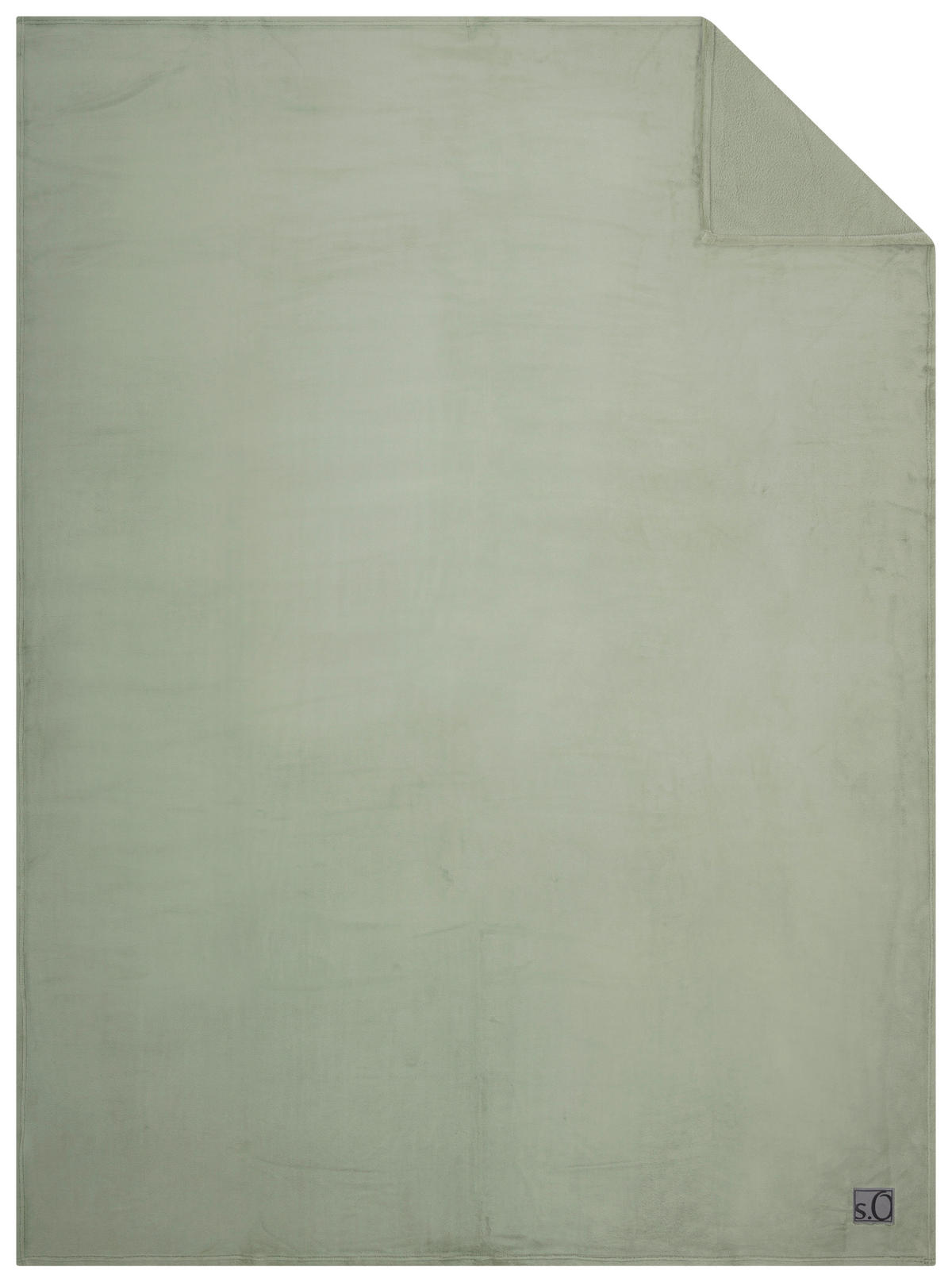 DEKORATIVNA ODEJA 150/200 cm žajbljevo zelena  - žajbljevo zelena, Basics, tekstil (150/200cm) - S. Oliver