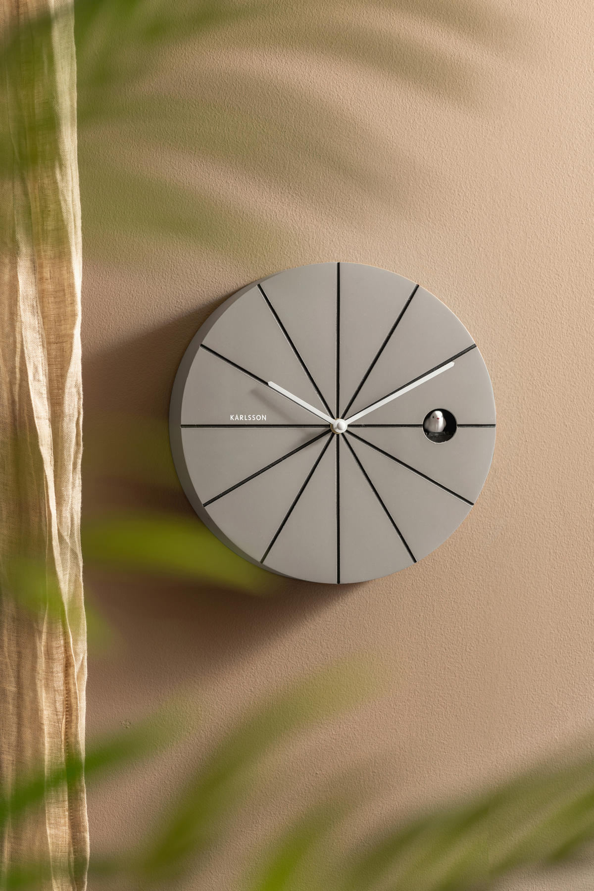 UHR  Dunkelgrau 29 cm  - Dunkelgrau, Basics, Kunststoff (29cm) - Karlsson