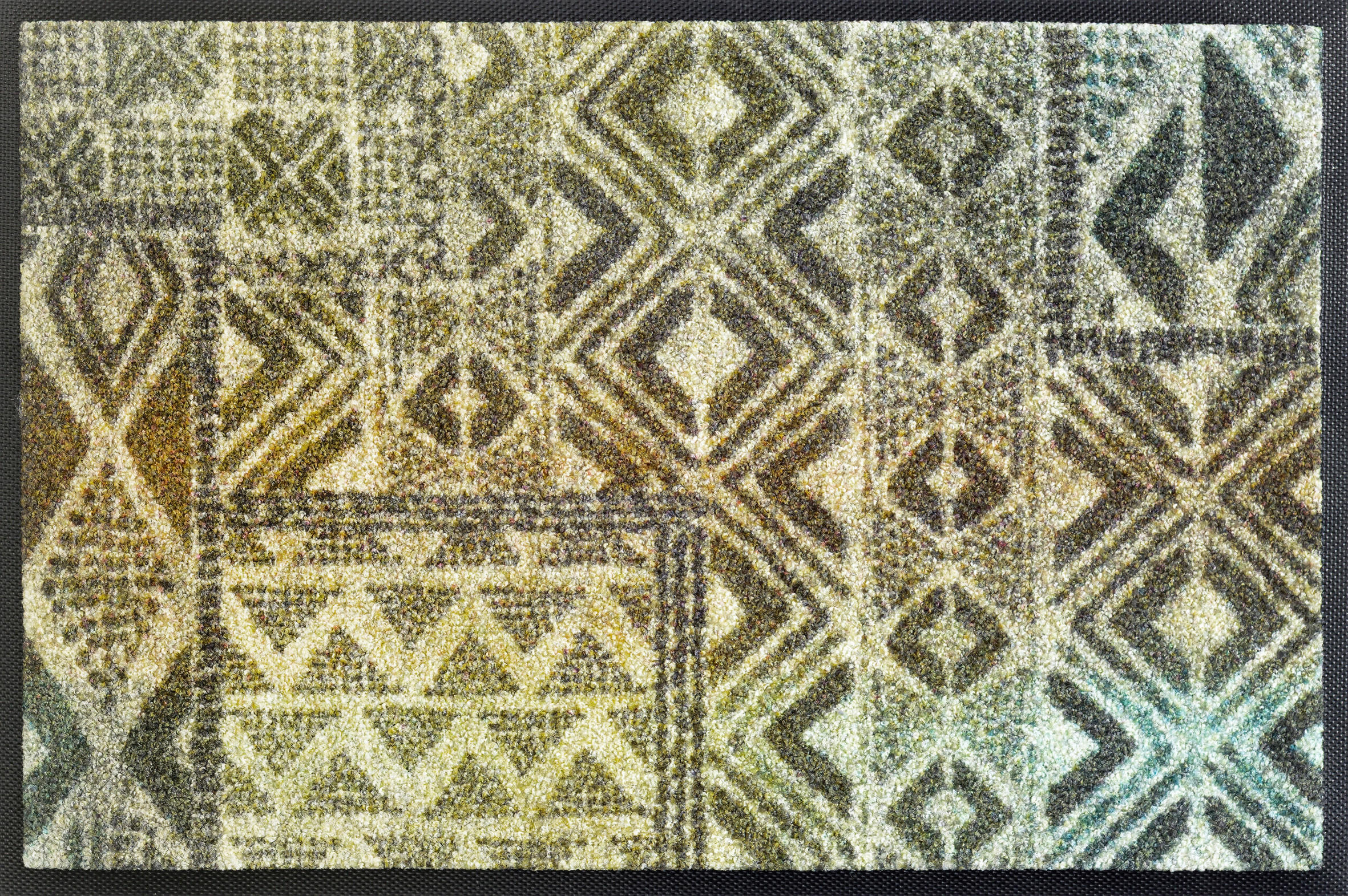 FUßMATTE 40/60 cm Aztec Nomad  - Beige, Design, Kunststoff/Textil (40/60cm) - wash+dry