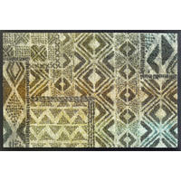 FUßMATTE 40/60 cm Aztec Nomad  - Beige, Design, Kunststoff/Textil (40/60cm) - wash+dry