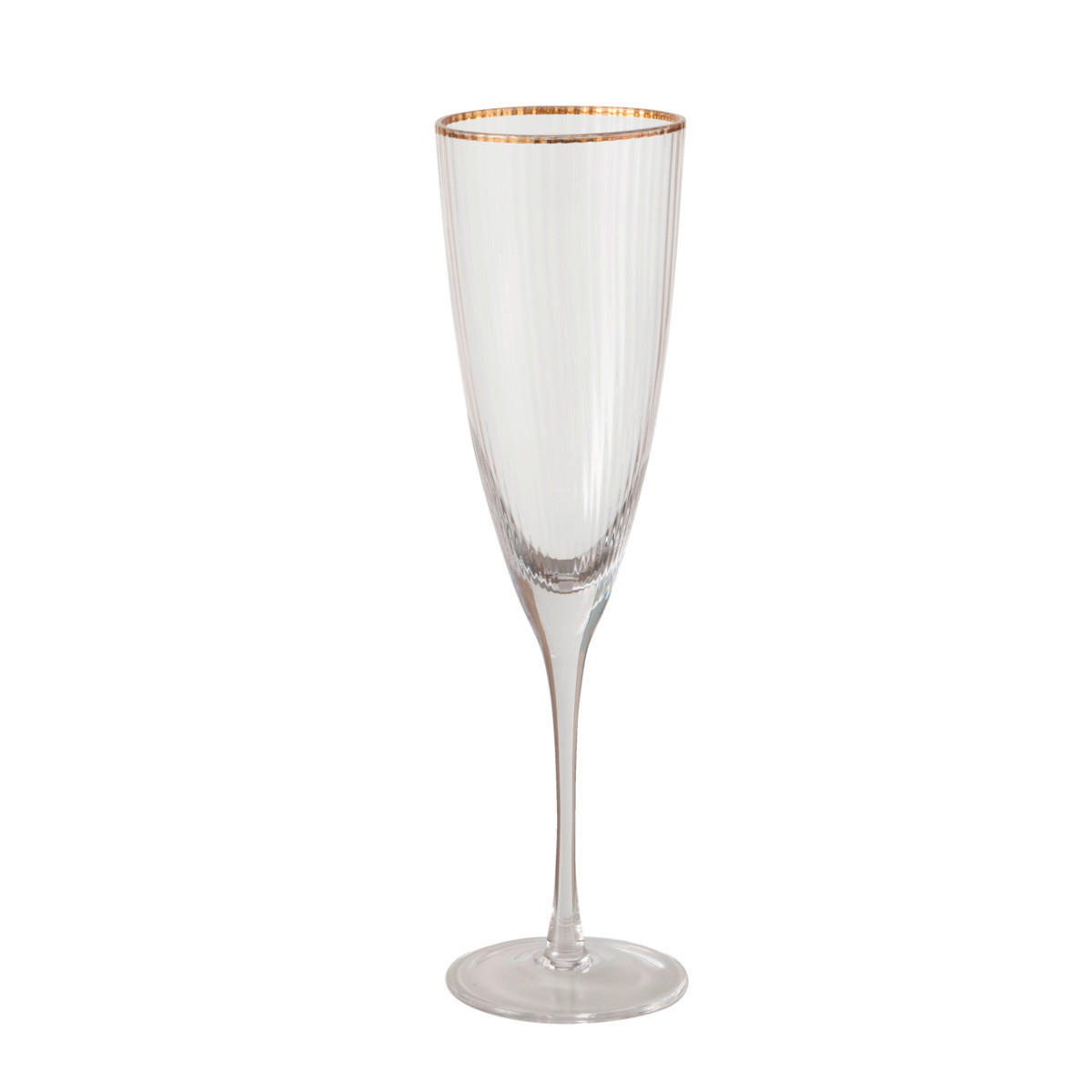 SKLENICE NA SEKT - barvy zlata, Design, sklo (7,5/26,5cm)