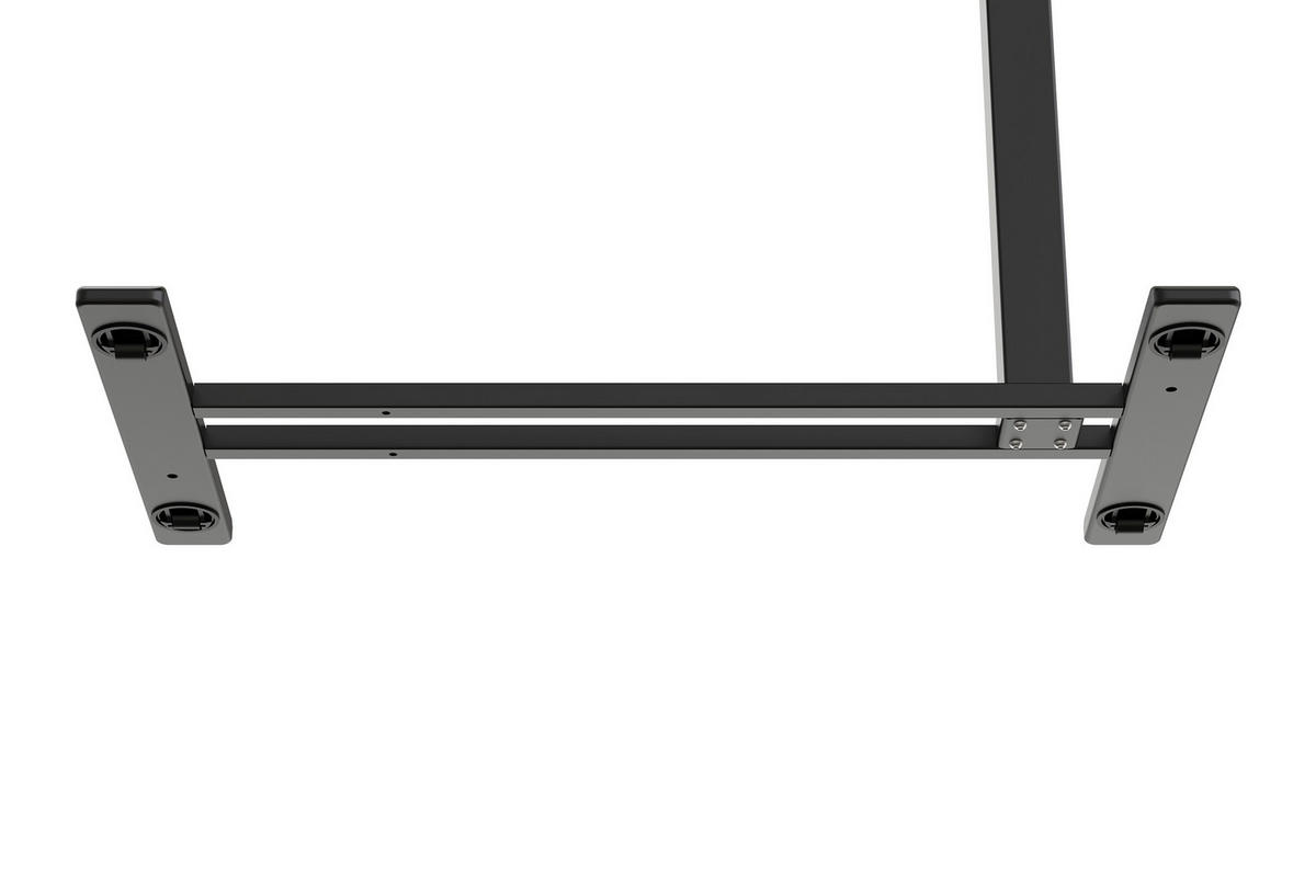 LAPTOPTISCH  Schwarz höhenverstellbar  - Schwarz, Modern, Holzwerkstoff/Kunststoff (78/65,5/105/38cm) - MID.YOU