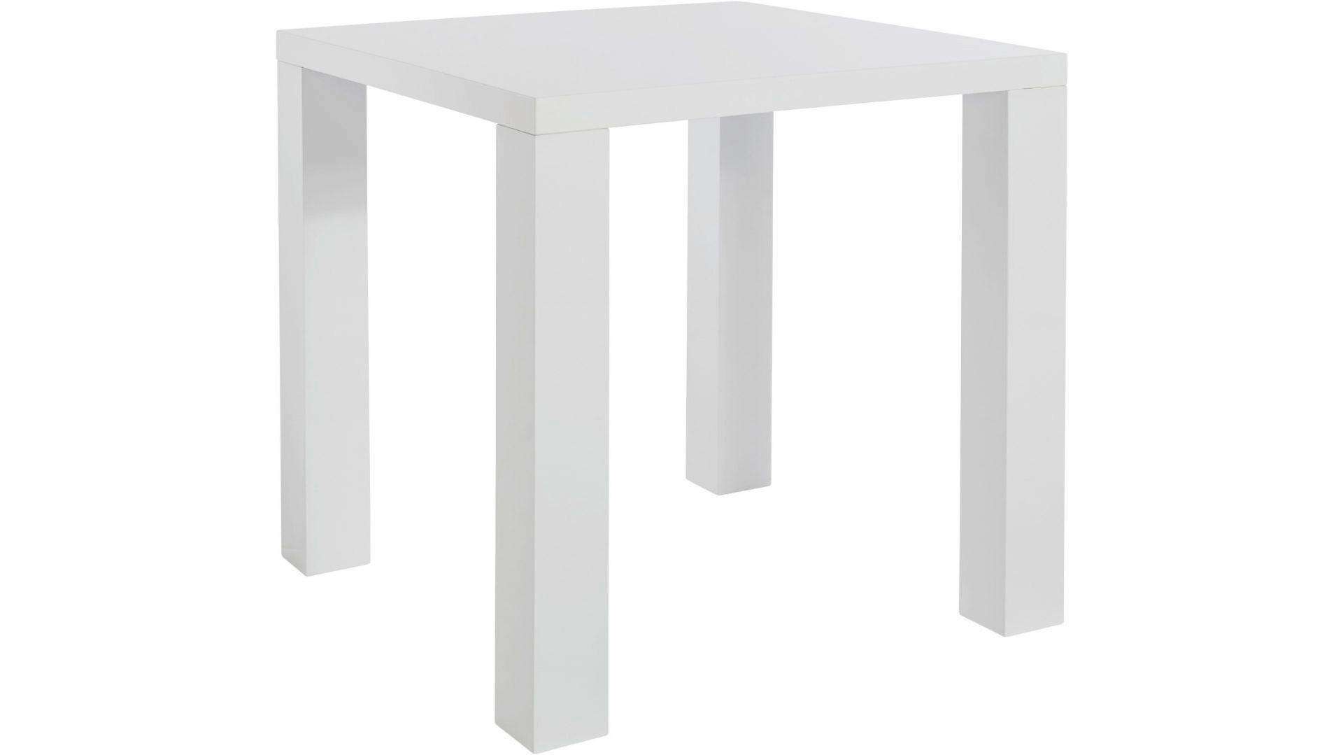 ESSTISCH Weiß  - Weiß, Design, Holzwerkstoff (80/75/80cm) - MID.YOU
