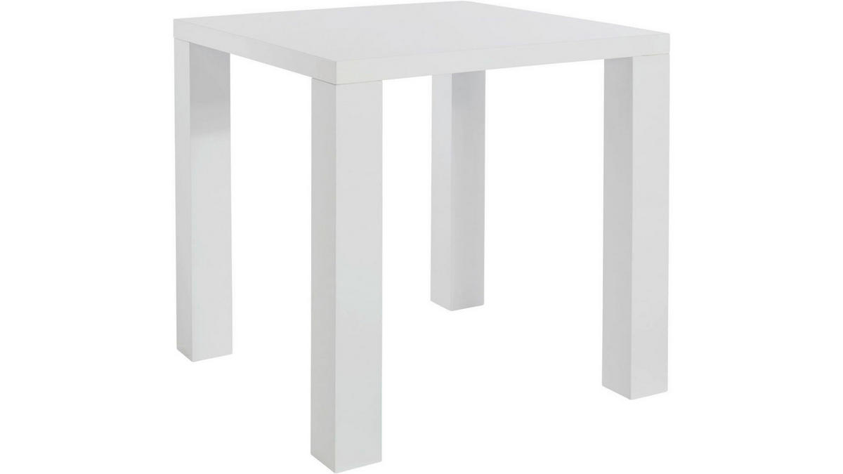 ESSTISCH in Holzwerkstoff 80/75/80 cm   - Weiß, Design, Holzwerkstoff (80/75/80cm) - MID.YOU