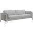 SOFA in Textil Grau - Schwarz/Grau, Design, Textil/Metall (249/86/96cm) - Lomoco SOFA in Textil Grau - Schwarz/Grau, Design, Textil/Metall (249/86/96cm) - Lomoco