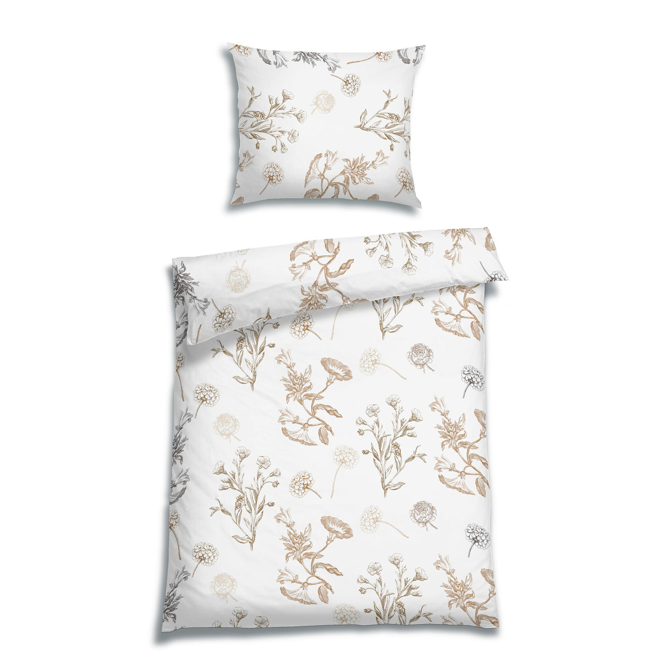 BETTWÄSCHE Renforcé 140/220 cm  - Weiß, Basics, Textil (140/220cm) - Florella