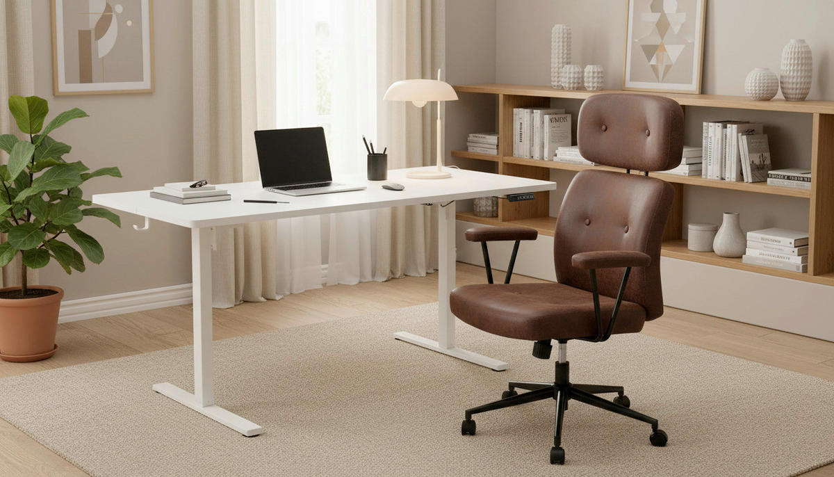 SCHREIBTISCH 160/80/72/118 cm Weiss höhenverstellbar elektrisch höhenverstellbar  - Weiss, Modern, Holzwerkstoff/Metall (160/80/72/118cm) - Livetastic