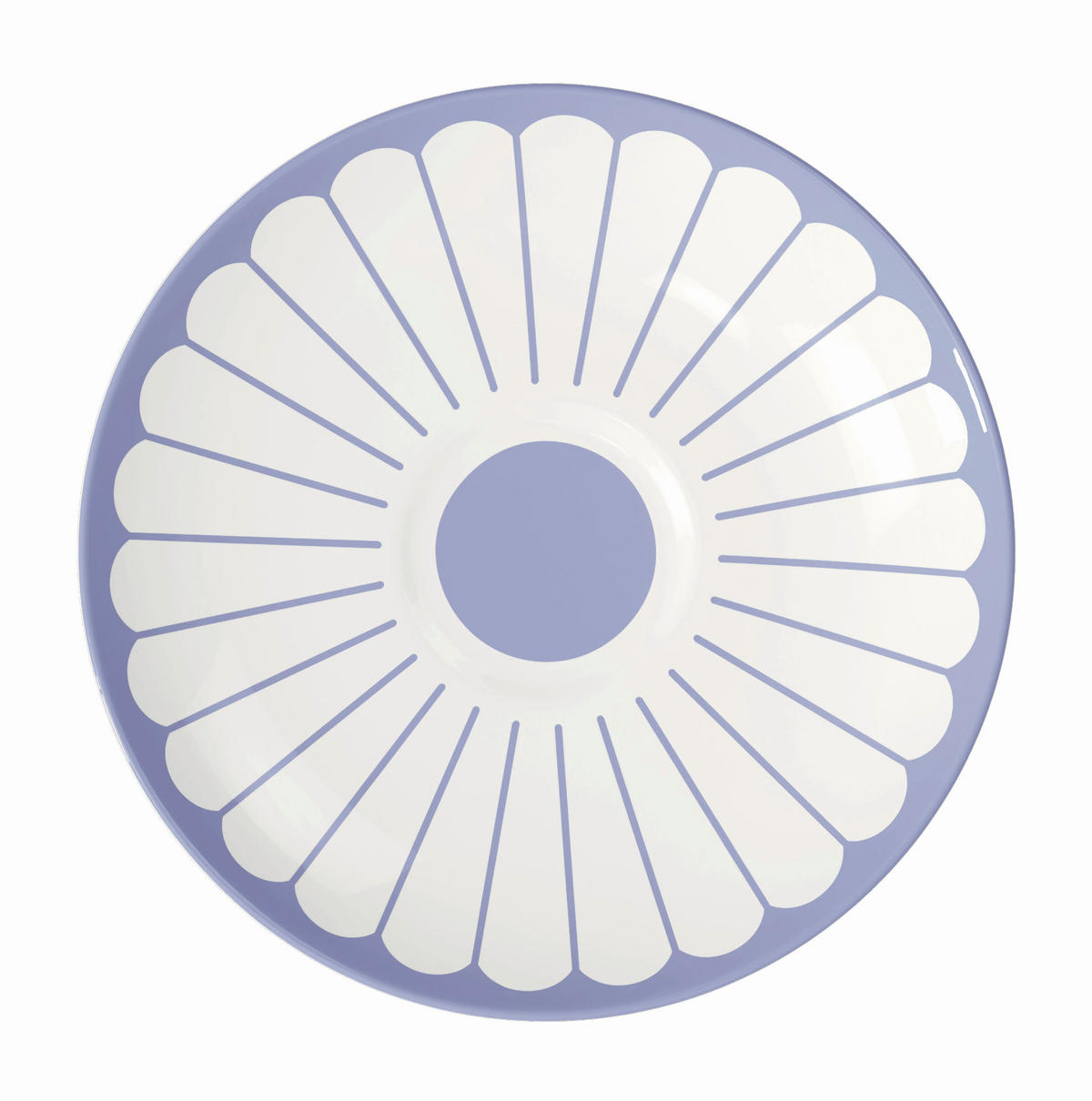 UNTERTASSE Fleur Bleu  - Weiss/Hellblau, Design, Keramik (15,5/8,6cm) - Villeroy & Boch