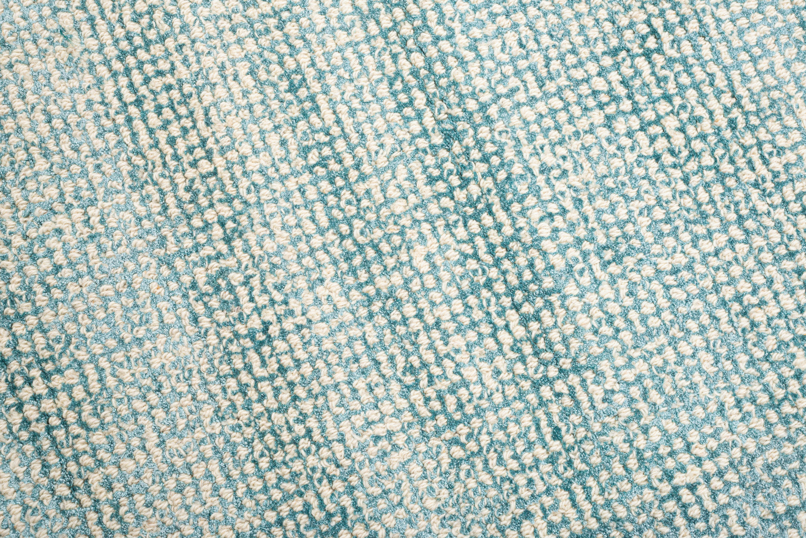 HANDWEBTEPPICH 140/140 cm Türkis  - Türkis, Basics, Textil (140/140cm) - Tom Tailor