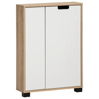 UNTERSCHRANK 59,8/85,2/195,5 cm   - Schwarz/Eiche Artisan, Design, Holzwerkstoff/Kunststoff (59,8/85,2/195,5cm) - MID.YOU