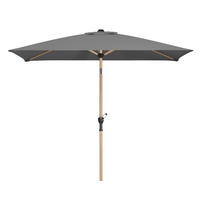 SONNENSCHIRM   - Eichefarben/Anthrazit, Basics, Textil/Metall (150/231/230cm) - Schneider