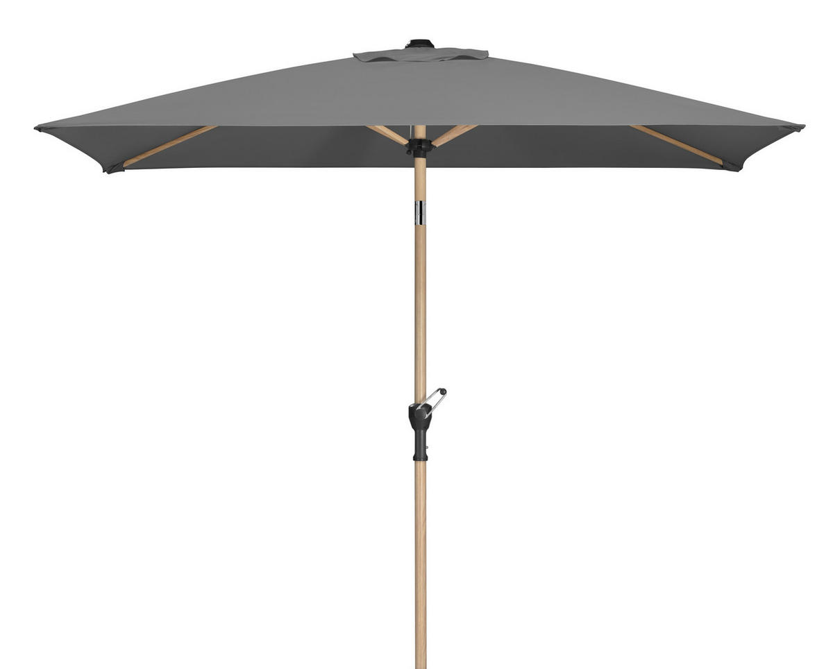 SONNENSCHIRM   - Eichefarben/Anthrazit, Basics, Textil/Metall (150/231/230cm) - Schneider