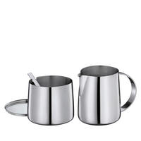 MILCH- UND ZUCKER-SET - Silberfarben, Basics, Metall (7,7/10,8/13,6cm) - Cilio