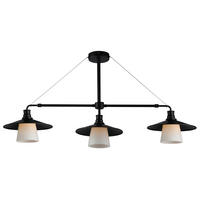 PENDELLAMPA Loft 98/26/55 cm  - svart, Design, metall (98/26/55cm)