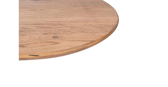 COUCHTISCH in Holz 120/70/40 cm - Eichefarben/Schwarz, Design, Holz/Metall (120/70/40cm) - Novel