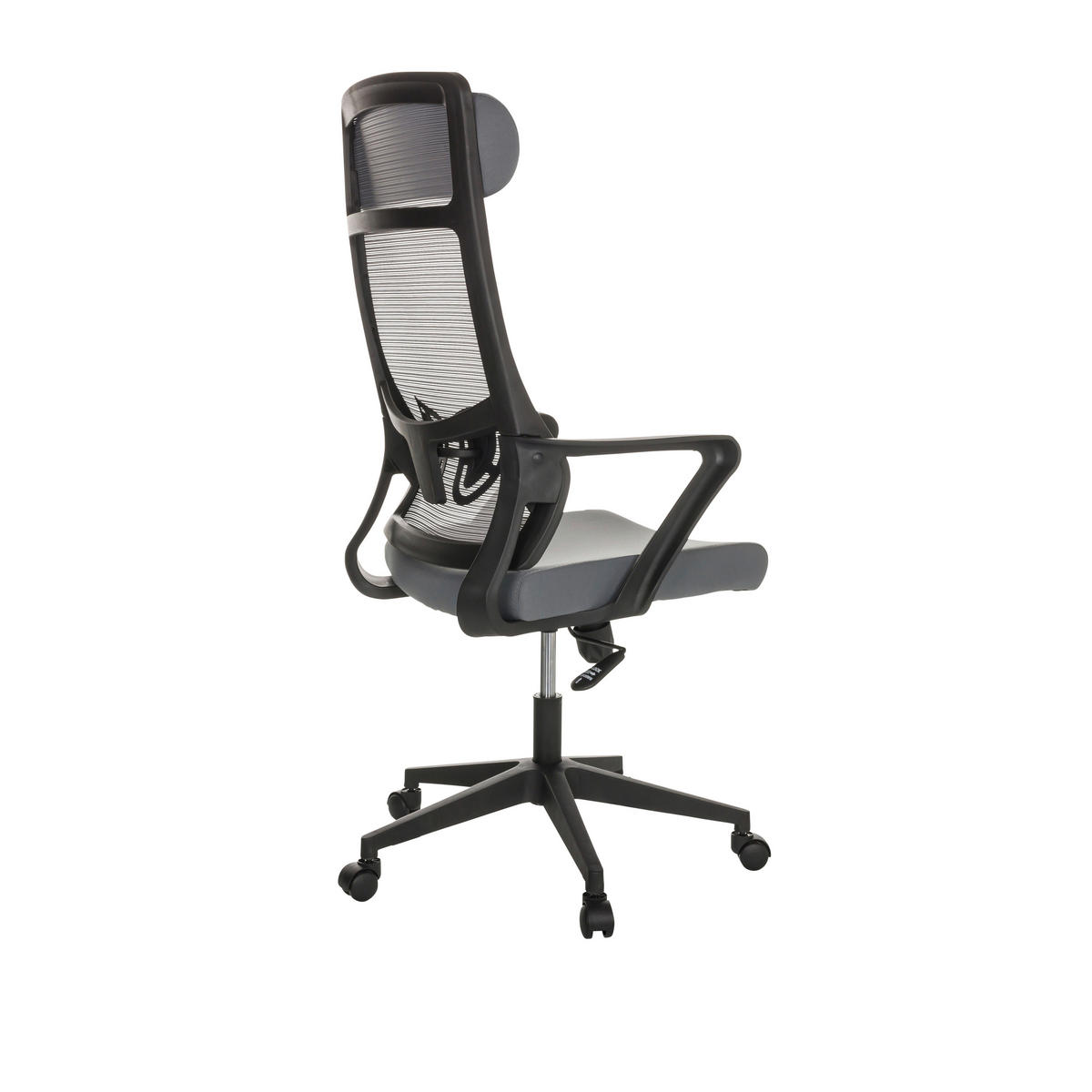 SNURRSTOL  i grå  - svart/grå, Basics, textil/plast (69/122-132/69cm) - MID.YOU