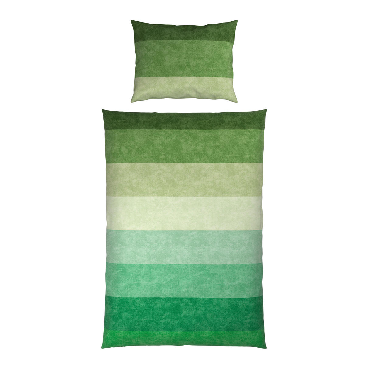 BETTWÄSCHE Satin 140/200 cm  - Grün, KONVENTIONELL, Textil (140/200cm) - Novel