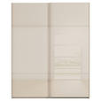 SCHWEBETÜRENSCHRANK  in Champagner  - Champagner, KONVENTIONELL, Glas/Holzwerkstoff (181/223/67cm) - Novel