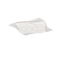 LED-DECKENLEUCHTE Akita 48/48/5,5 cm   - Weiß, Design, Kunststoff/Metall (48/48/5,5cm) - Trio Leuchten