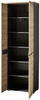 GARDEROBENSCHRANK Graphitfarben, Eichefarben  - Eichefarben/Graphitfarben, Design, Holzwerkstoff (65/198/38cm) - Voleo