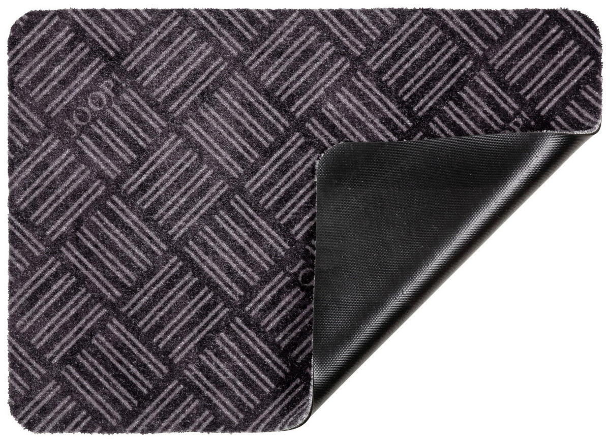 FUSSMATTE - Anthrazit, Design, Kunststoff (50/70cm) - Joop!