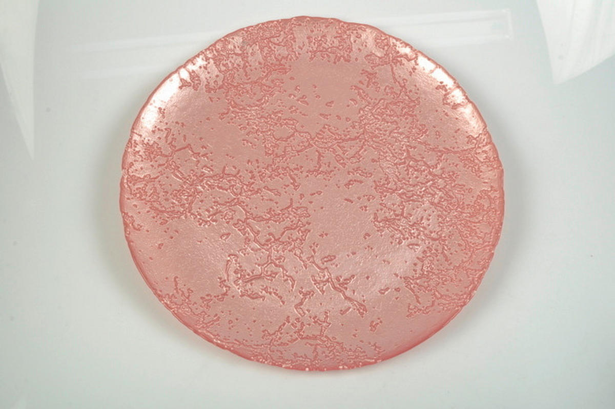 PLATZTELLER Glas  - Pink, Trend, Glas (33cm) - Novel