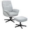 RELAXSESSELSET Webstoff    - Schwarz/Grau, Design, Textil/Metall (75/103/85cm) - Carryhome