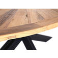 ESSTISCH in Holz 254/135/78 cm  - Ulmefarben/Schwarz, LIFESTYLE, Holz/Metall (254/135/78cm) - Ambia Home