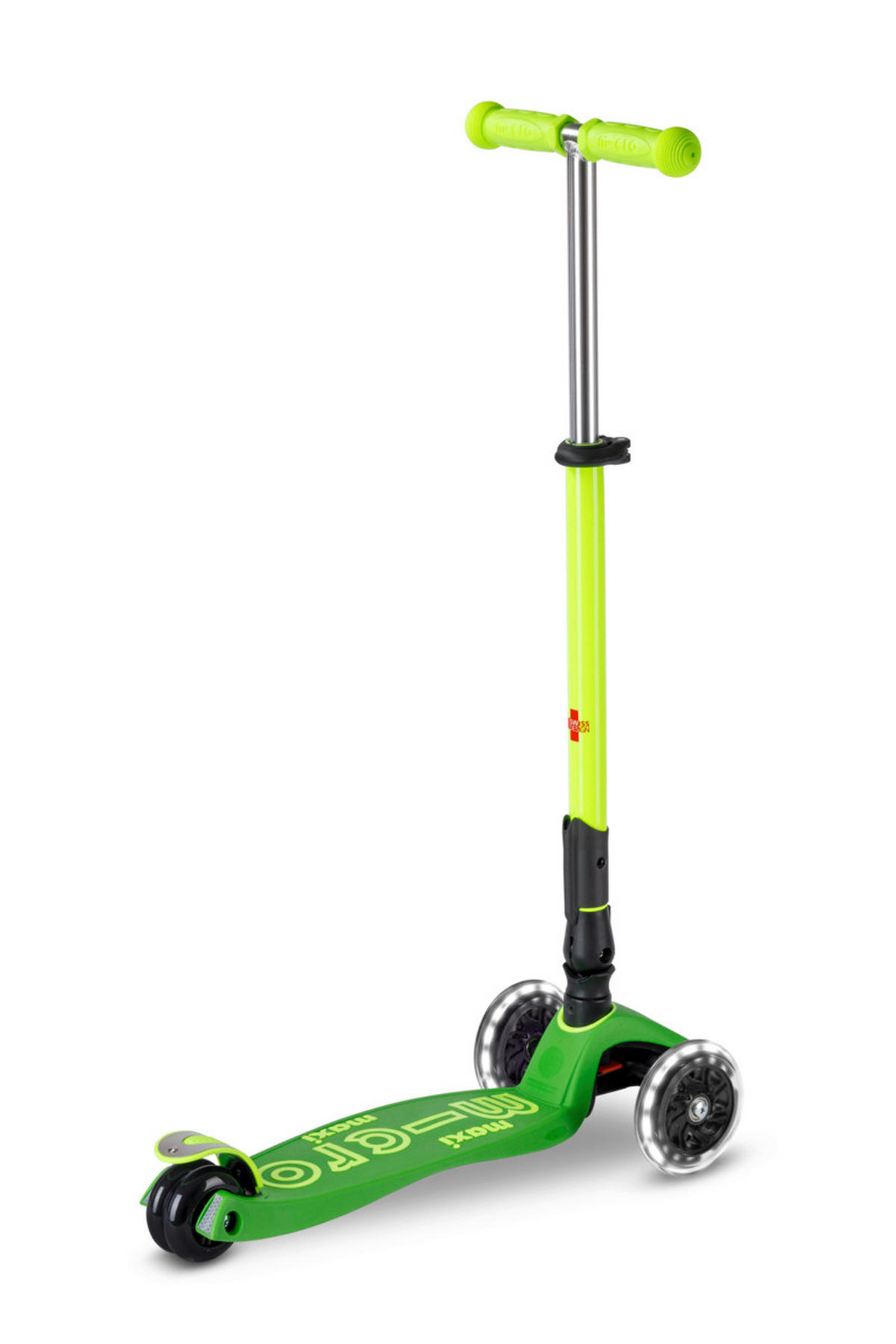 KINDERSCOOTER Maxi Foldable  - Grün, Basics, Kunststoff (57/26,5/67-91cm)