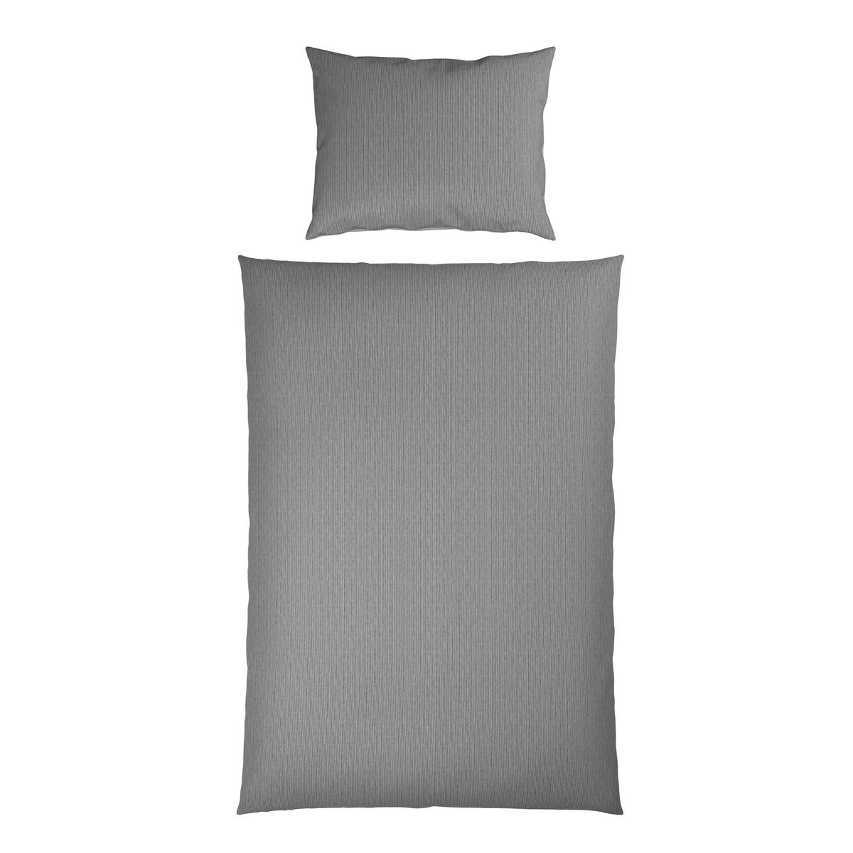 OBOJSTRANNÁ POSTEĽNÁ BIELIZEŇ, satén, strieborná, 140/200 cm - strieborná, textil (140/200cm) - Bio:Vio