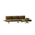 SCHLAFSOFA Palermo in Grün, Eichefarben  - Eichefarben/Beige, Design, Holz/Textil (204/92/90cm) - Dieter Knoll