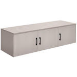 AUFSATZSCHRANK 157/43/54 cm   - Kaschmir/Schwarz, Basics, Holzwerkstoff/Metall (157/43/54cm) - Xora