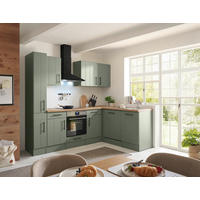 KÜCHENLEERBLOCK  250/172 cm  in Wildeiche, Schilfgrün  - Schilfgrün/Wildeiche, Trend, Holzwerkstoff/Metall (250/172cm) - Respekta