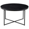 COUCHTISCH in Holz, Metall, Holzwerkstoff 80/80/46 cm  - Schwarz, Design, Holz/Holzwerkstoff (80/80/46cm) - Livetastic