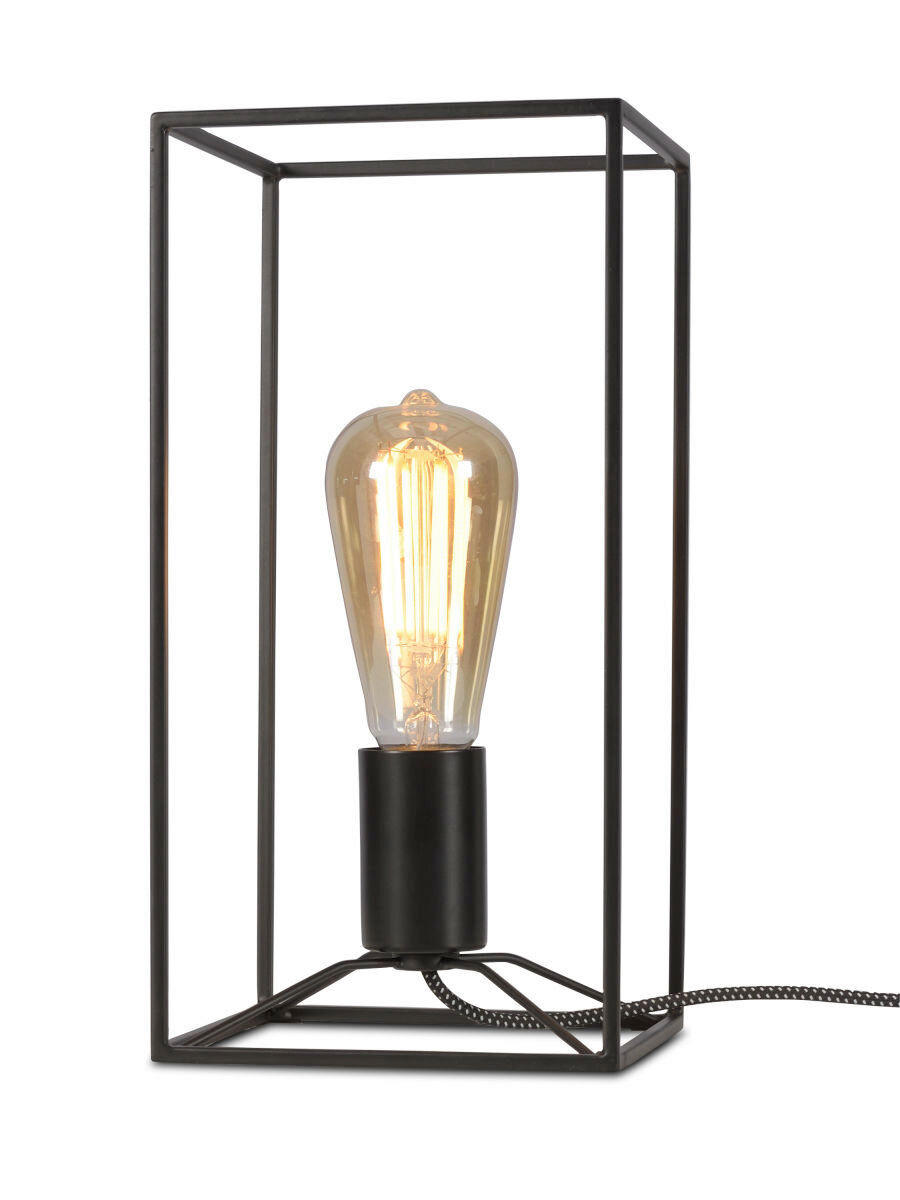 TISCHLEUCHTE Antwerp 15/30/15 cm - Schwarz, Basics, Metall (15/30/15cm) - It's about Romi