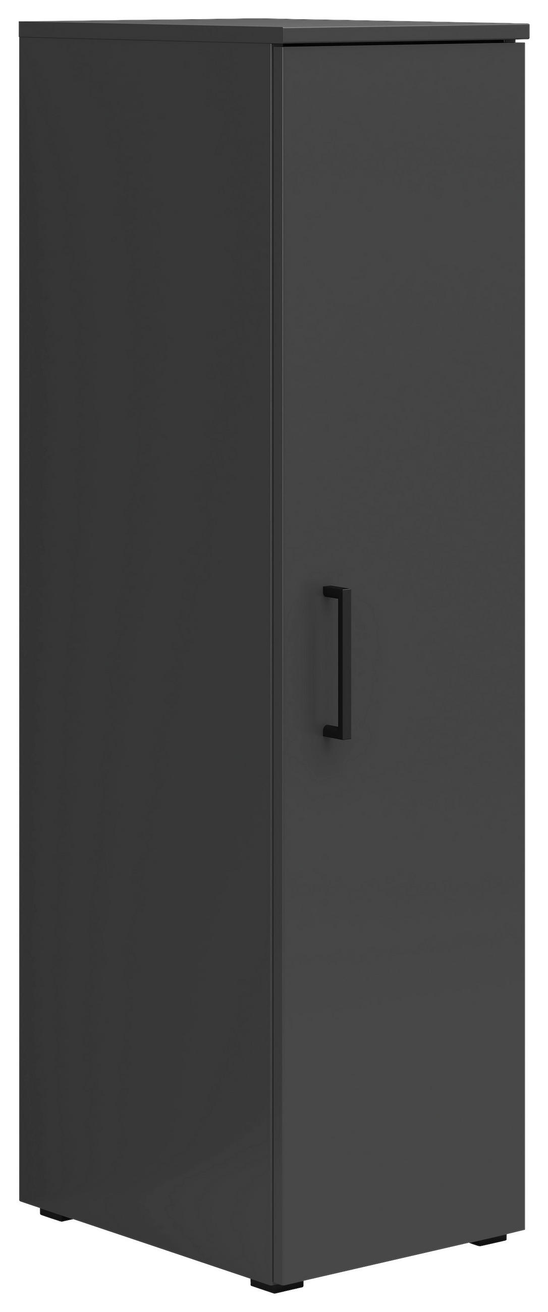 MEHRZWECKSCHRANK 30/115/40 cm  in Graphitfarben  - Anthrazit/Schwarz, MODERN, Holzwerkstoff/Kunststoff (30/115/40cm) - Carryhome