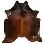 RINDERFELL 160/250 cm  - Braun/Naturfarben, Basics, Leder/Fell (160/250cm) - Linea Natura