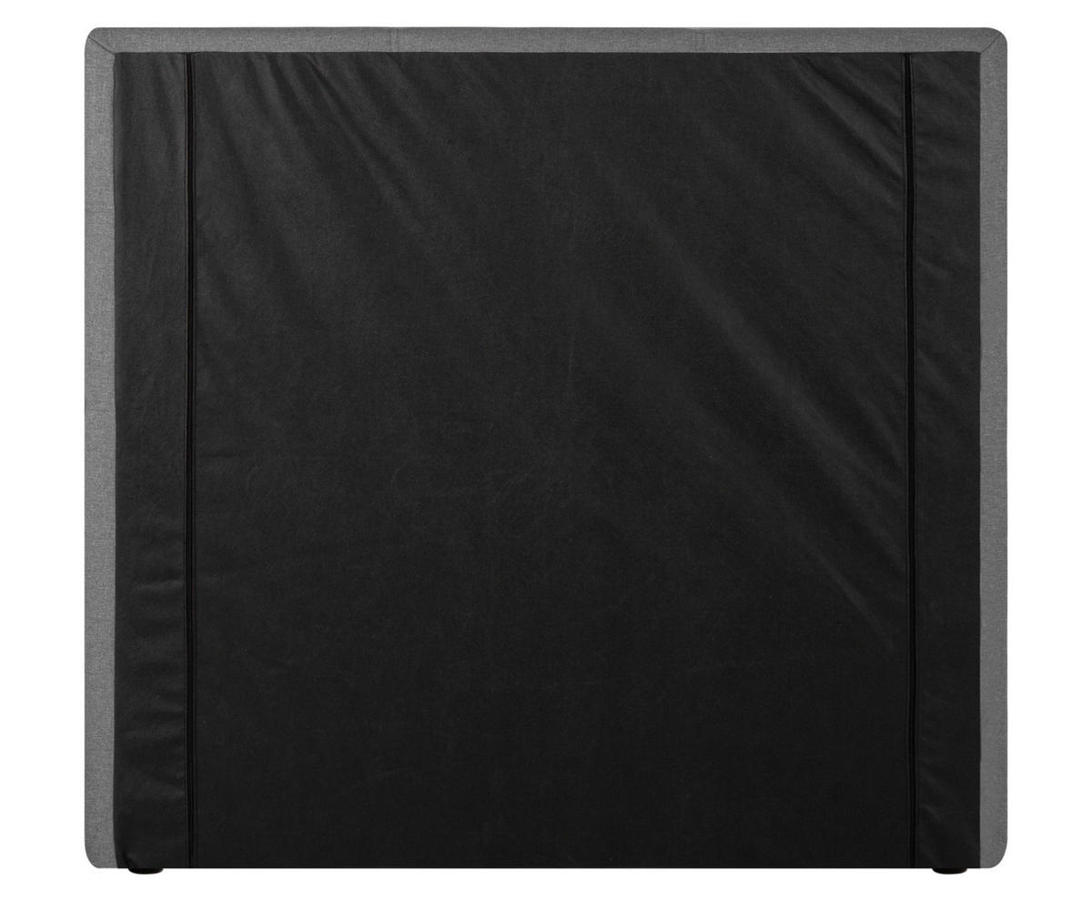 BOXSPRINGBETT 140/200 cm,  in Anthrazit  - Anthrazit/Schwarz, Design, Kunststoff/Textil (140/200cm) - Welnova
