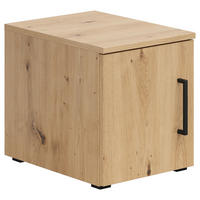 AUFSATZSCHRANK 30/35/40 cm   - Schwarz/Eiche Artisan, Modern, Holzwerkstoff/Kunststoff (30/35/40cm)